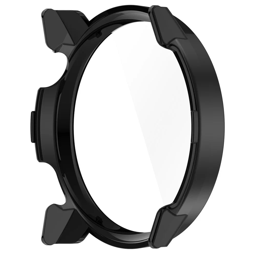 For Coros Pace 3 Protective Case Hard PC Watch Cover with Tempered Glass Screen Protector - Black - 5