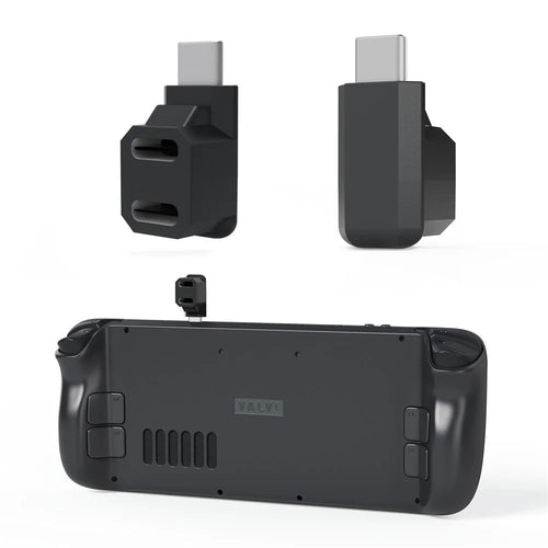 JYS JYS-SD019 10Gbps Type-C Male to Dual Female Power Data Transmission Adapter Splitter Angled Converter - 1