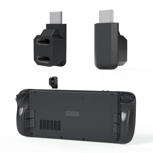 JYS JYS-SD019 10Gbps Type-C Male to Dual Female Power Data Transmission Adapter Splitter Angled Converter - 1