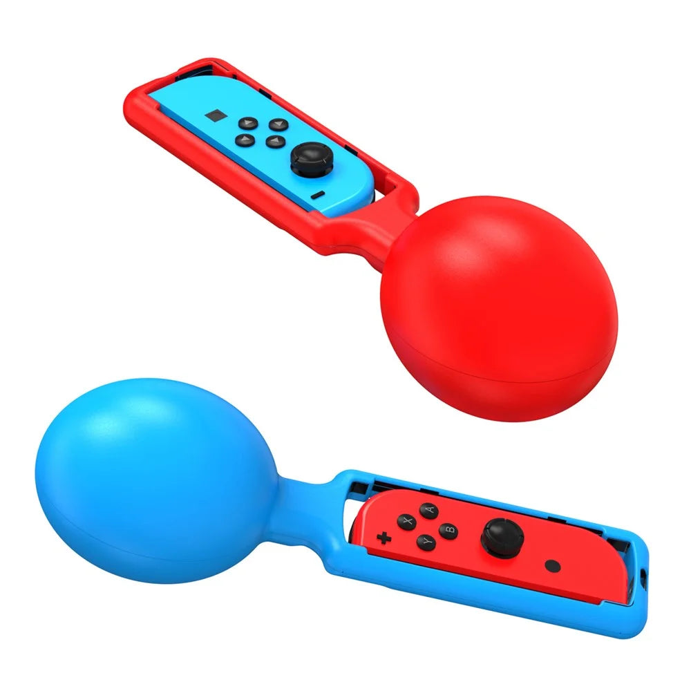 JYS JYS-NS251 2PCS For Nintendo Switch Joy-Con Music Sand Hammer Hand Grips Game Controllers - Red+Blue - 1