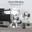 JYS JYS-P5156 Charging Display Stand for Sony PS VR2 / PS5 / PS5 DualSense Edge Controller, VR Headset Charging Dock with RGB Light - 3