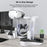 JYS JYS-P5156 Charging Display Stand for Sony PS VR2 / PS5 / PS5 DualSense Edge Controller, VR Headset Charging Dock with RGB Light - 6