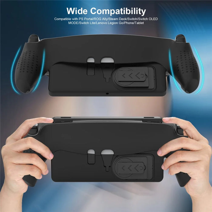 JYS JYS-P5191 For PS5 Portal TPU Protective Case Game Console Anti-drop Shell with Kickstand - Black - 3