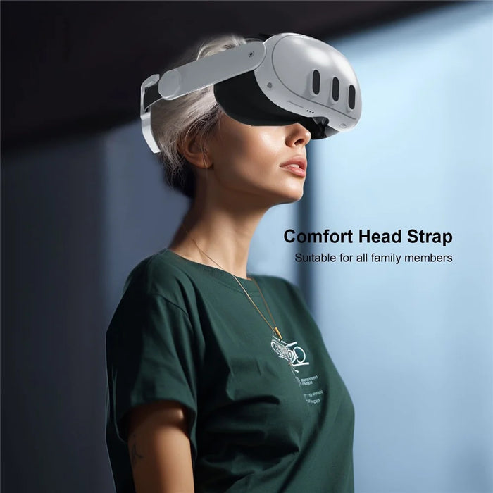 JYS JYS-MQ010 For Meta Quest 3 VR Headset Adjustable Head Strap Pressure Reduce Fixing Headband - 6