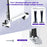 JYS JYS-P5163 Wall Mount Kit with Controller Holder for Sony PS5 / PS VR2 Headset Game Console Display Stand - 5