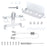 JYS JYS-P5163 Wall Mount Kit with Controller Holder for Sony PS5 / PS VR2 Headset Game Console Display Stand - 7