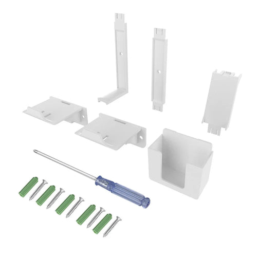 JYS JYS-P5125 For PS5 / PS4 / Xbox / Nintendo Switch Wall Mount ABS Storage Stand Headphone Gamepad Rack - White - 1