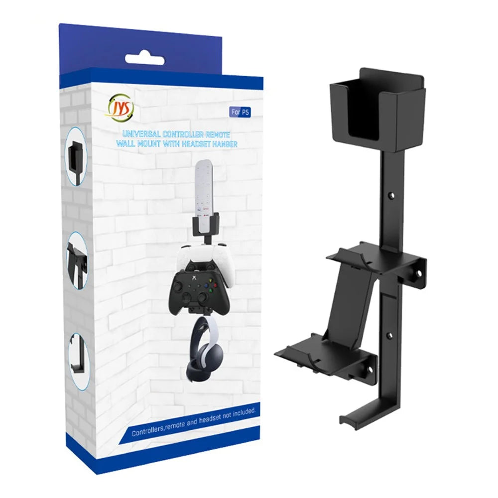JYS JYS-P5125 For PS5 / PS4 / Xbox / Nintendo Switch Wall Mount ABS Storage Stand Headphone Gamepad Rack - White - 7