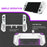 JYS JYS-NS232 For Nintendo Switch OLED Game Console Non-Slip Pluggable Base Grip Case - White - 4