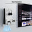 JYS JYS-P5181 Game Console Wall Mount Stand with Charging Dock for Sony PS5 / PS5 Slim Controller Charging Station Holder - 6