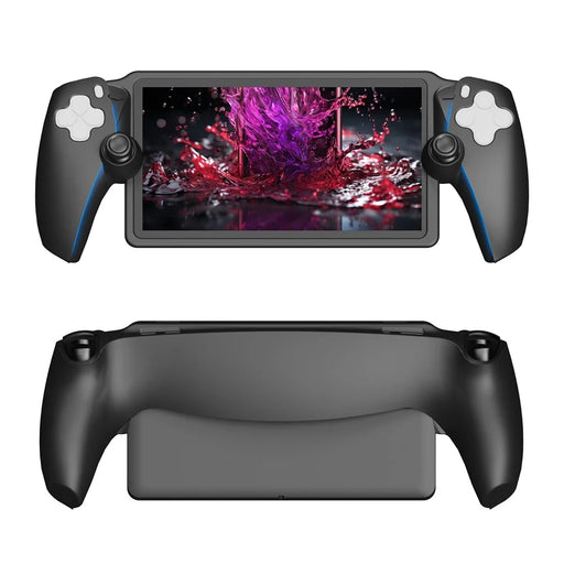 JYS JYS-P5183 Silicone Protective Skin for PS5 Portal Handheld Game Console Shockproof Case - Black - 1