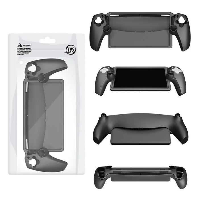JYS JYS-P5183 Silicone Protective Skin for PS5 Portal Handheld Game Console Shockproof Case - Black - 5