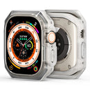 DUX DUCIS Tamo Series for Apple Watch Ultra 3 / Ultra 2 / Ultra 49mm Watch Case PC+Silicone Watch Cover Protector - Transparent White - 2