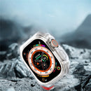 DUX DUCIS Tamo Series for Apple Watch Ultra 3 / Ultra 2 / Ultra 49mm Watch Case PC+Silicone Watch Cover Protector - Transparent White - 6