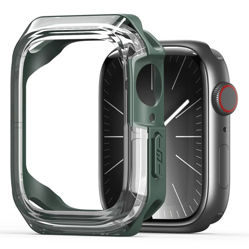 DUX DUCIS Tamo Series for Apple Watch SE (2023)  /  SE (2022)  /  SE  /  6  / 5  / 4 40mm Watch Case Protective Cover - Transparent Green - 1
