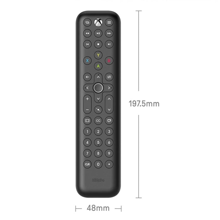 8BITDO Media Remote Compatible with Xbox Series X / S, Xbox One Game Console Infrared Remote Control (Long Edition) - 6