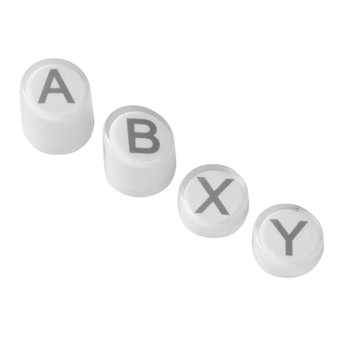 GULIKIT NS32 King Kong 2 Pro NS08 NS09 Game Controller Keycap Press Button ABS Cover for A, B, X, Y Keys - White - 1