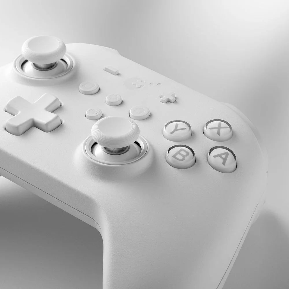 GULIKIT NS32 King Kong 2 Pro NS08 NS09 Game Controller Keycap Press Button ABS Cover for A, B, X, Y Keys - White - 3