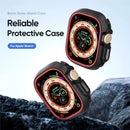 DUX DUCIS Bamo Series for Apple Watch Ultra 3 / Ultra 2 / Ultra 49mm Watch Case PC+TPU Cover - Black / Red - 3