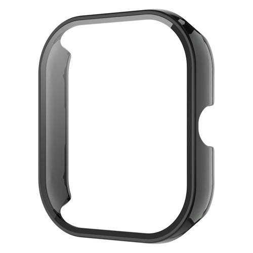 For Xiaomi Redmi Watch 4 Watch Case Hard PC Cover with Tempered Glass Film - Black - 1