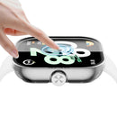 For Xiaomi Redmi Watch 4 Watch Case Hard PC Cover with Tempered Glass Film - Black - 2