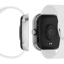 For Xiaomi Redmi Watch 4 Watch Case Hard PC Cover with Tempered Glass Film - Black - 4