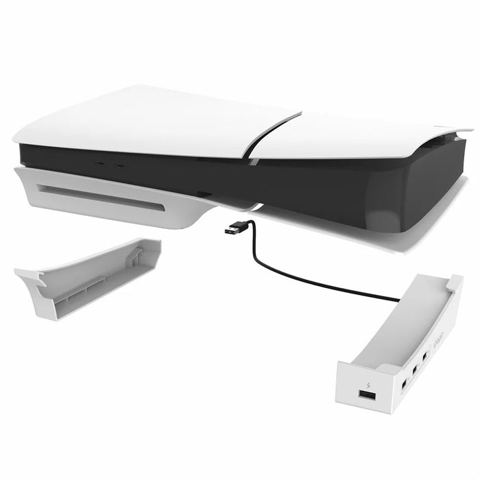 IPEGA PG-P5S008 For PS5 Slim Gaming Console 4 USB Horizontal Storage Stand - 4