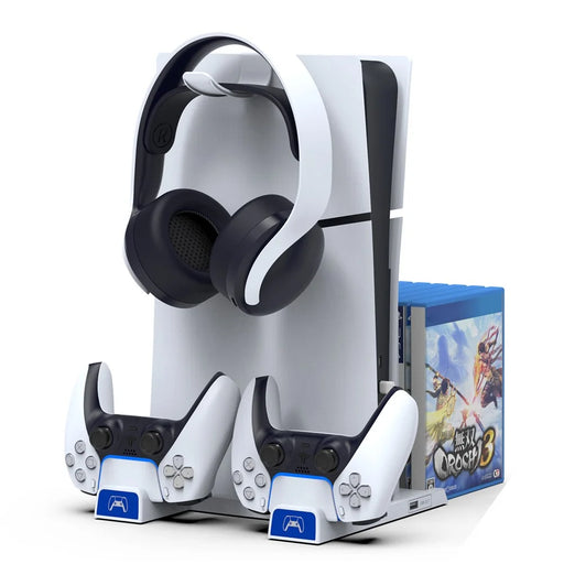 IPEGA PG-P5S009 Game Disc Headset Storage for PS5 / PS5 Slim Charging Dock - 1