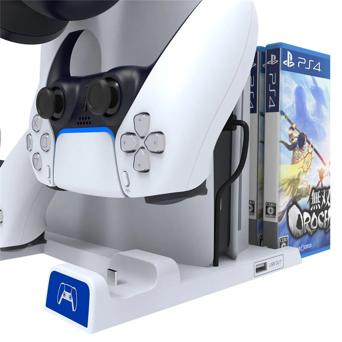 IPEGA PG-P5S009 Game Disc Headset Storage for PS5 / PS5 Slim Charging Dock - 4