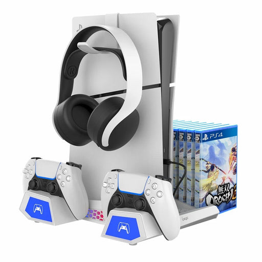 IPEGA PG-P5S023 For PS5 Slim / PS5 Game Disc Headset Storage Charging Dock - 1