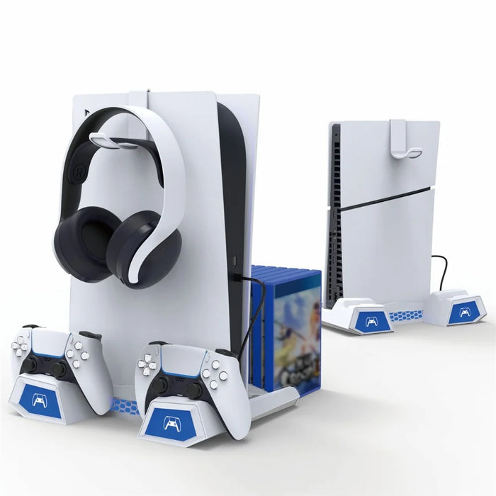 IPEGA PG-P5S023 For PS5 Slim / PS5 Game Disc Headset Storage Charging Dock - 5