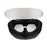For Sony PlayStation VR2 Silicone Headset Case + Lens Cap + 2 Thumb Grip Caps - Black - 3