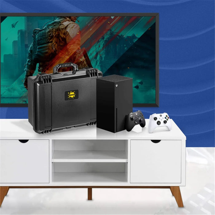 DEVASO For Microsoft Xbox Series X Portable PP Storage Box Waterproof Anti-shock Game Console Carrying Case - 4