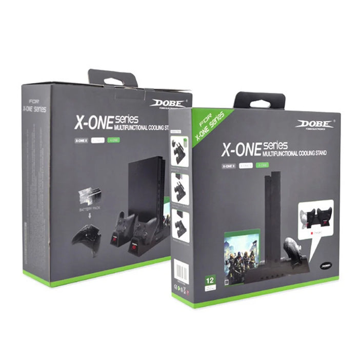 DOBE TYX-1840 For Xbox One X / S Cooling Stand with Dual Controller Charging Dock - 6