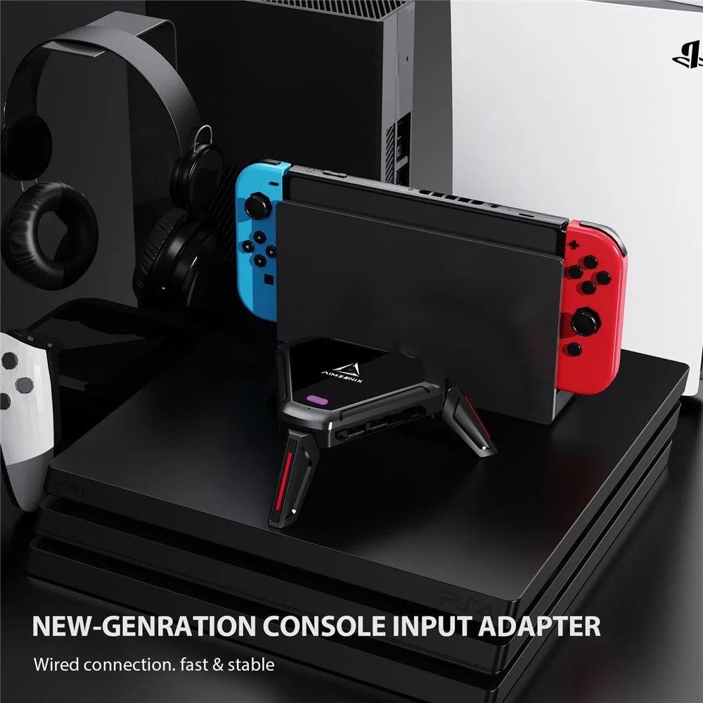 AIMZENIX Monster For Switch PS5 / 4 / 3 XBox Keyboard Mouse Adapter Converter - 2