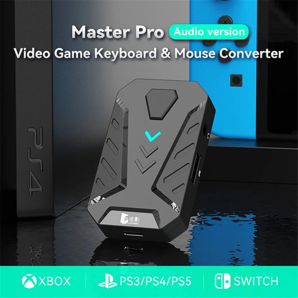 GAMWING Mix Master Pro Gaming Mouse + Keyboard + Converter Combo Pack - 2
