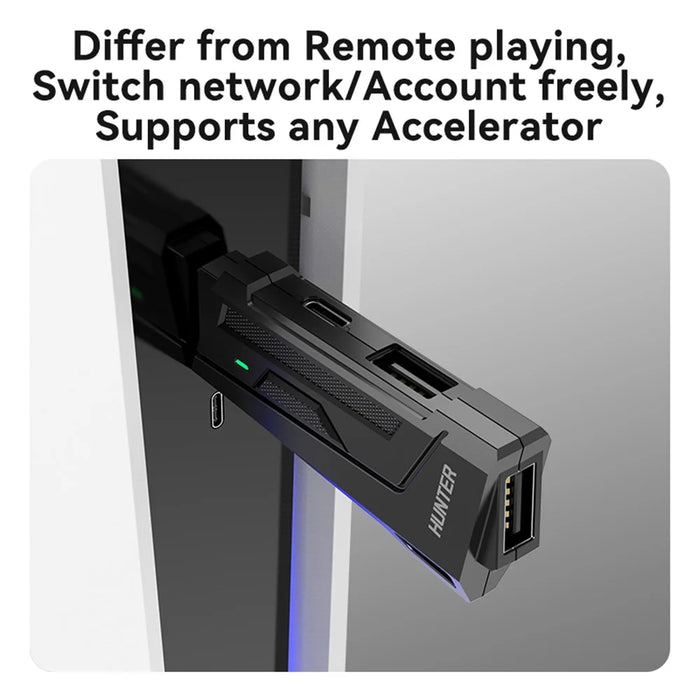 GAMWING Blader Converter + Hunter Adapter + G7 Keyboard + GM86 Mouse Set for Game Console - 4