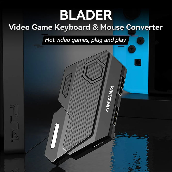 GAMWING Blader Game Converter +  G7 Keyboard + GM86 Mouse + OTG Adapter Set - 5