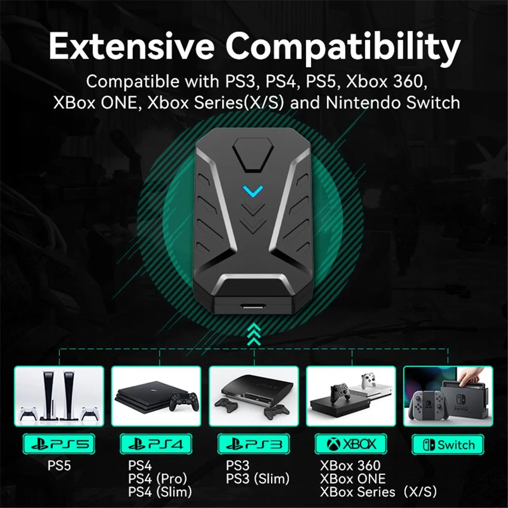 GAMWING Mix Master Video Game Keyboard & Mouse Converter Adapter - 3