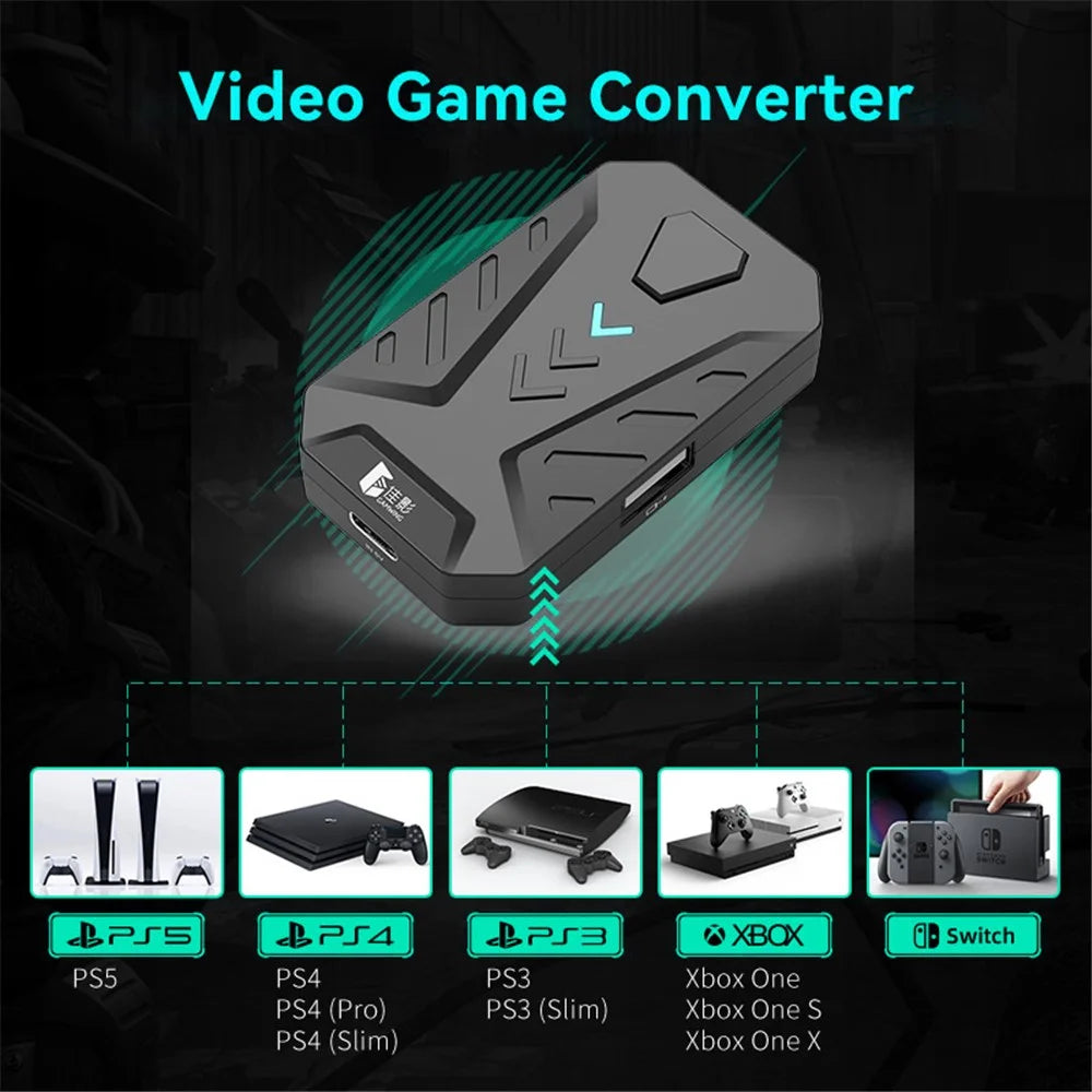 GAMWING Mix Master Video Game Keyboard & Mouse Converter Adapter - 6