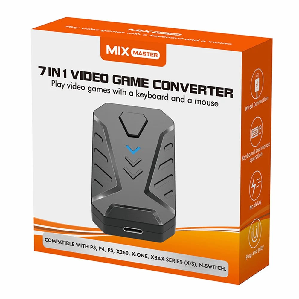 GAMWING Mix Master Video Game Keyboard & Mouse Converter Adapter - 7