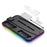 For PS5 Cooling Stand with VR2 Controller Charging Dock, Game Disc Storage, and Headset Holder - Black - 1