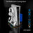 For PS5 Cooling Stand with VR2 Controller Charging Dock, Game Disc Storage, and Headset Holder - Black - 3