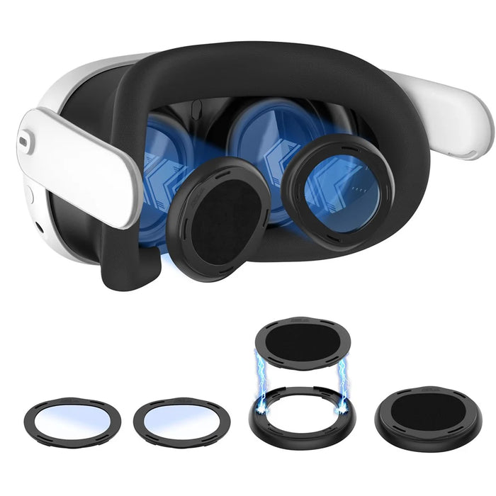 STARTRC GAMES 1 Pair for Meta Quest 3 Anti Blue Light Anti-scratch Lens Protective Cover Set - 1
