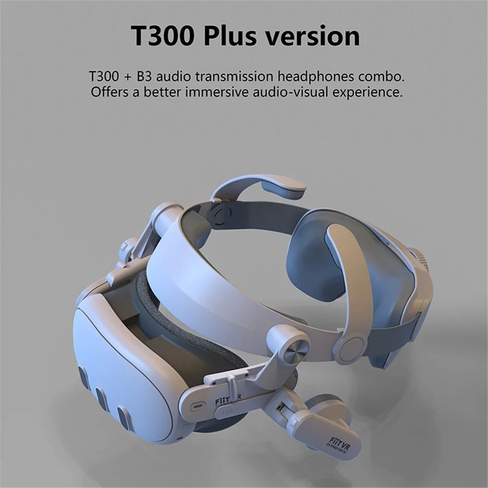 FIIT VR T300 Plus Headband+Front Cover+ Earmuffs for Meta Quest 3 VR Headset Accessories - 7