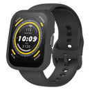 For Huami Amazfit Bip 5 Watch Case Hard PC Half Wrapped Protective Cover - Black - 2