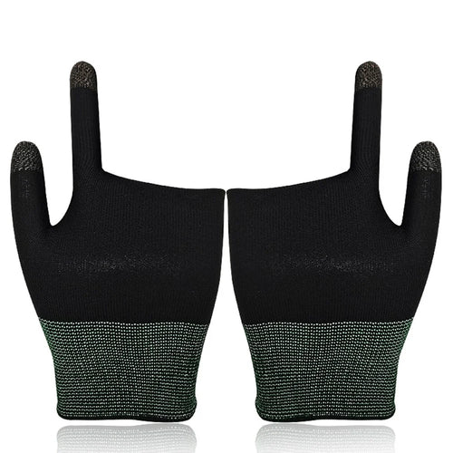1 Pair Touchscreen Gaming Gloves High-Sensitive Anti-Sweat Seamless Game Gloves - Black - 1