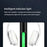 RGB Light Game Controller Charger Dock Headphone Holder with 2*USB Port - For PS4 - 3