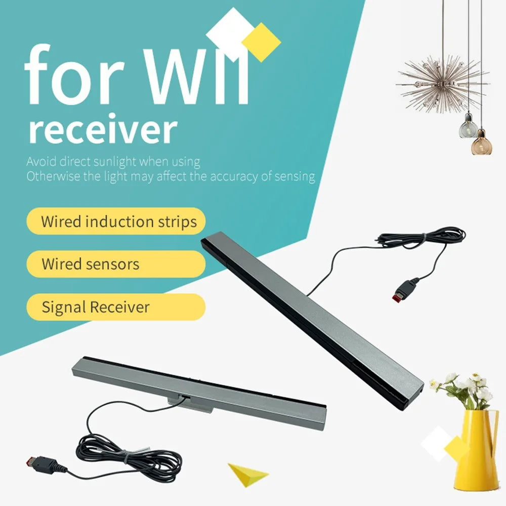 For Nintendo Wii U / Wii Wired Signal Receiver Infrared Ray Sensor Bar - 2