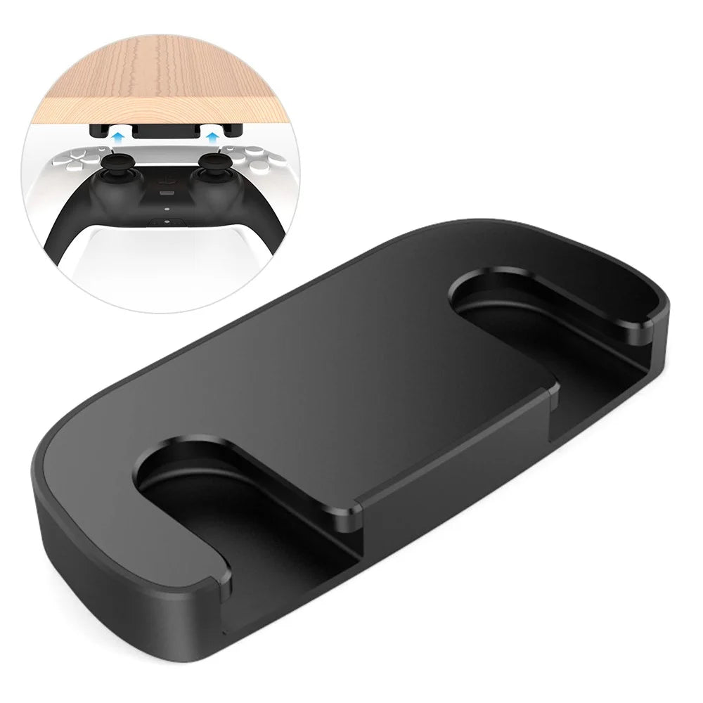 For PS4 / PS5 Game Controller Hanger Bracket Under Desk Storage Rack - 1